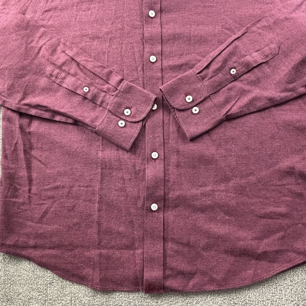 UNTUCKit Shirt Adult Extra Large Red Button Up Long Sleeve Casual Preppy Men's - Picture 5 of 14